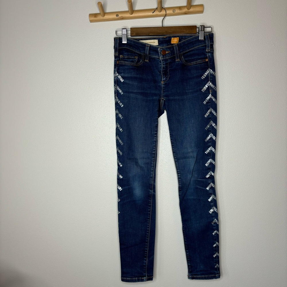 Anthropologie Pilcro and the Letterpress detailed denim 25